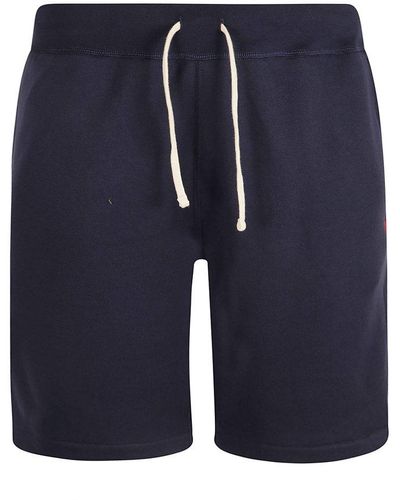 Polo Ralph Lauren Polo Pony-embroidered Drawstring Shorts - Blue