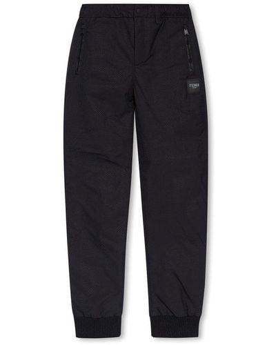 Fendi Ski Pants, - Black