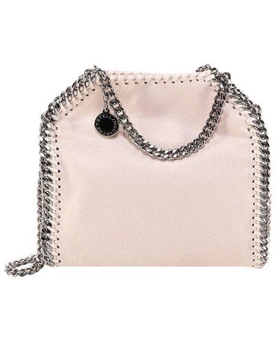 Stella McCartney Falabella Tiny Chain-linked Tote Bag - Natural