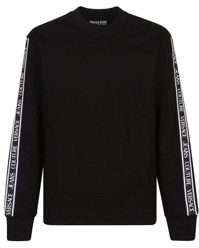 Versace Tape Sweatshirt - Black