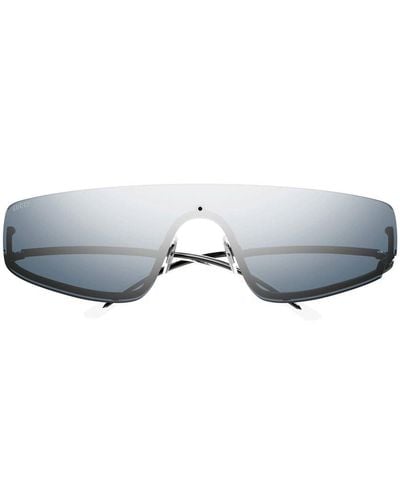 Gucci Mask-shaped Frame Sunglasses - Gray