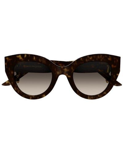 Alexander McQueen Cat-eye Framed Sunglasses - Black