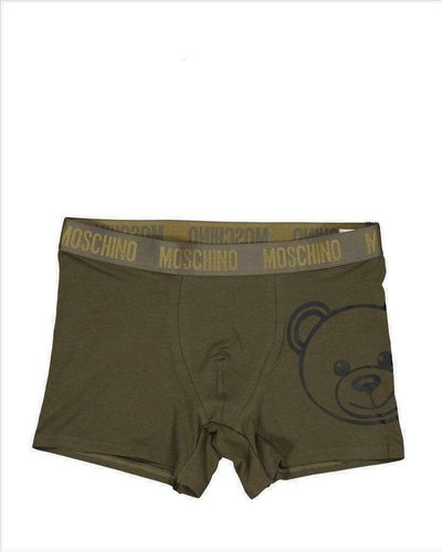 Moschino Teddy Bear Printed Boxers - Green