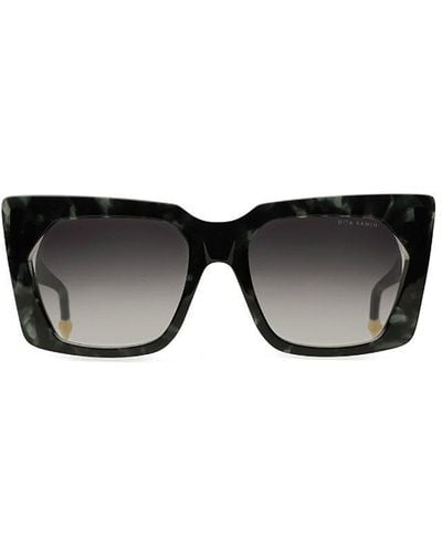 Dita Eyewear Square Framed Sunglasses - Black