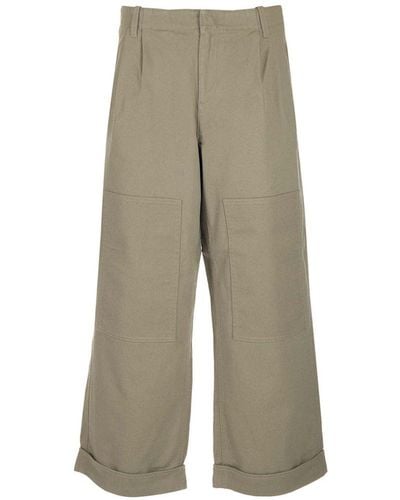 Etro Wide-leg Trousers - Natural