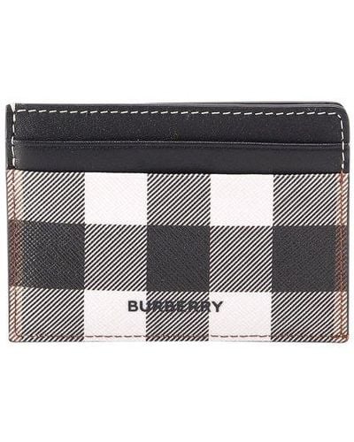 Burberry Stitched Profile Wallets - White