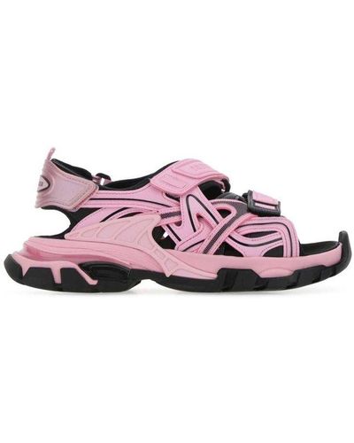 Balenciaga Track Open-toe Sandals - Pink