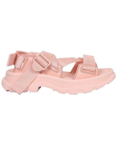 Alexander McQueen Tread Strapped Sandals - Pink