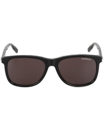 Montblanc Round Frame Sunglasses - Grey