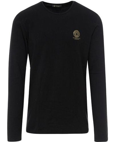Versace Medusa Under L/s T-shirt - Black