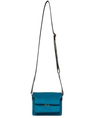 Marni Trunk Mini Shoulder Bag - Green