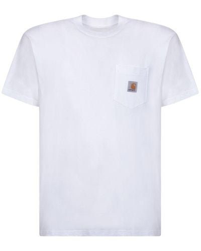 Carhartt Logo Print T-shirt White