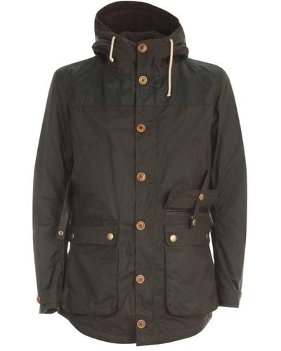 Barbour Game Waxed Parka - Gray