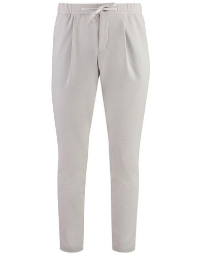 Herno Technical Fabric Trousers - Grey