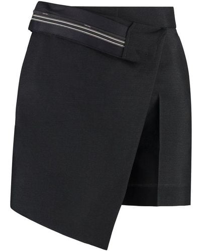 Fendi Wool Shorts - Black
