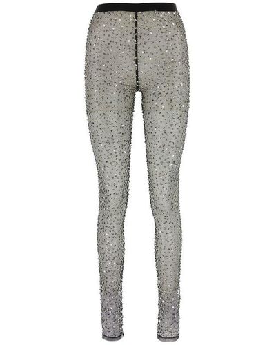 Isabel Marant Embellished Trousers - Grey