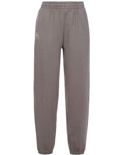 Kappa X Befancyfit Logo Printed Sweatpants - Gray