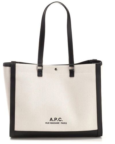 A.P.C. "camille" Tote Bag - Natural