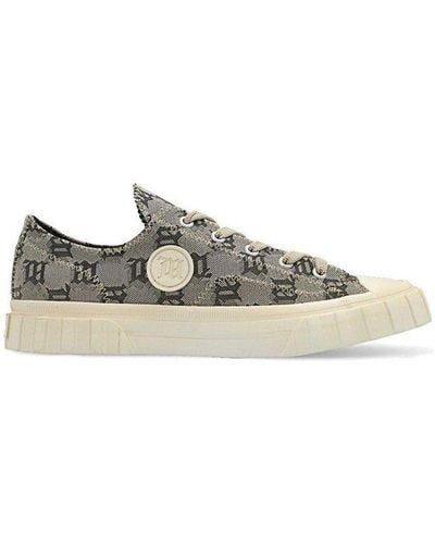 MISBHV Army Monogram Lace-up Sneakers - Natural