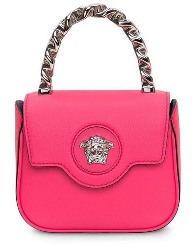 Versace La Medusa Mini Tote Bag - Pink