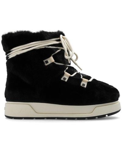 Amiri Malibu High-top Shearling Snow Boots - Black