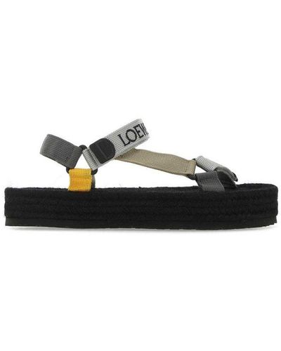 Loewe Open-toe Strap Sandals - Black