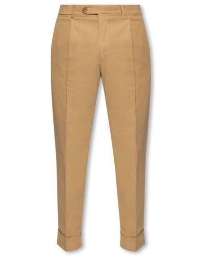 Gucci Double G Drill Trousers - Natural