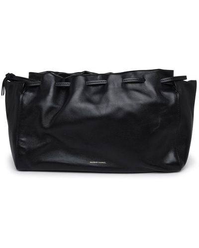 Mansur Gavriel Bloom Drawstring Shoulder Bag - Black