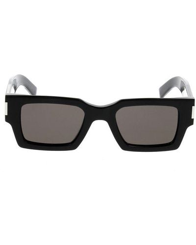 Saint Laurent Core Square Frame Sunglasses - Black