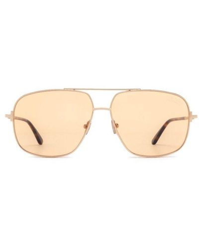 Tom Ford Square-frame Sunglasses - Natural