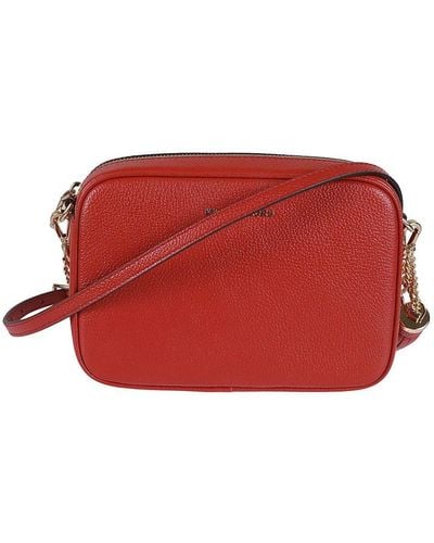 Michael Kors Ginny Terracotta Crossbody Bag - Red