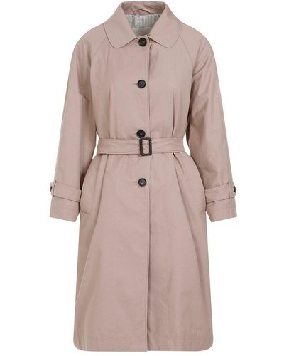 Max Mara The Cube Single-breasted Trench Coat - Pink