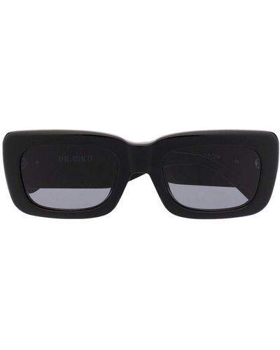 The Attico Marfa Rectangular Sunglasses - Black