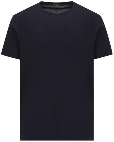 Loro Piana Short-sleeved Jersey T-shirt - Blue