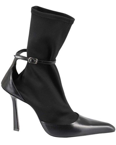 Alexander Wang Viola Pointed Toe Boots - Black
