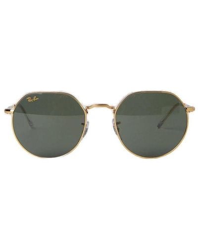Ray-Ban Jack Geometric Frame Sunglasses - Grey