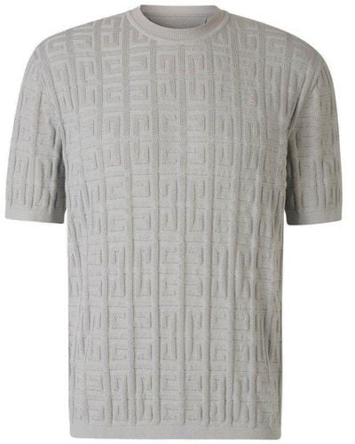 Givenchy Knitted Crewneck T-shirt - Grey