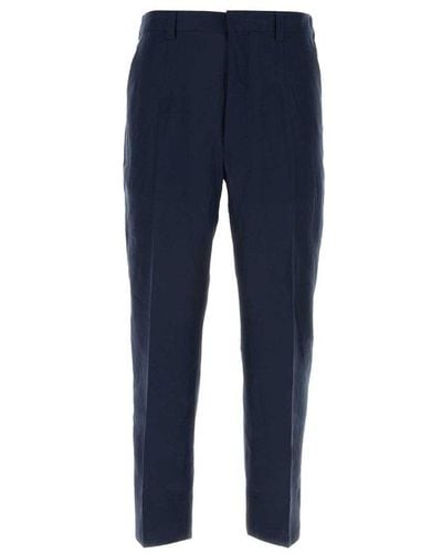 Prada Elasticated Waistband Trousers - Blue