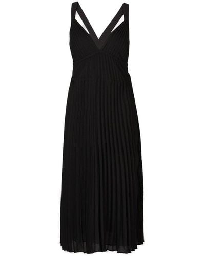 Proenza Schouler Pleated Midi Dress - Black