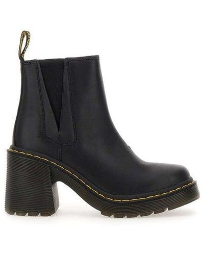 Dr. Martens "spence" Leather Ankle Boots - Black