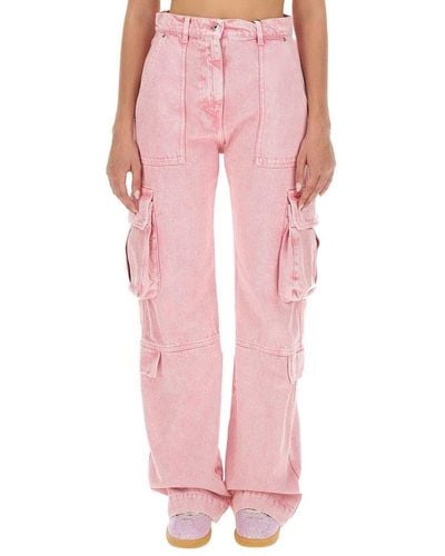MSGM Cargo Jeans - Pink