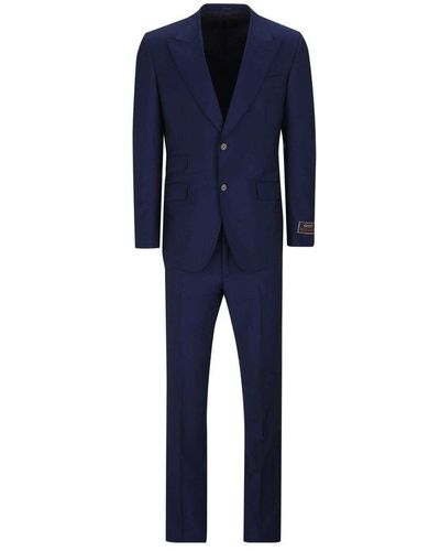 Gucci Two-piece Tailored Suit - Blue