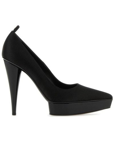 Tom Ford Pointed-toe Platform Court Shoes - Black