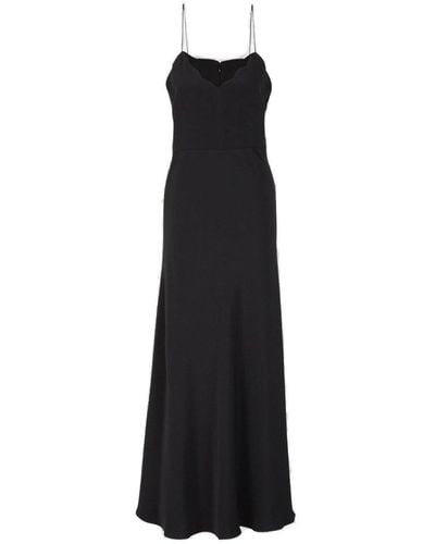 Chloé X Atelier Jolie Sleeveless Maxi Flared Dress - Black