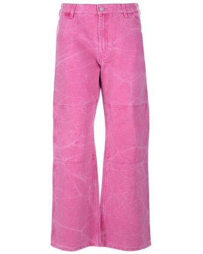 Acne Studios Low Waisted Jeans - Pink