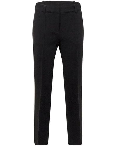 MICHAEL Michael Kors Classic High-waisted Cropped Trousers - Black