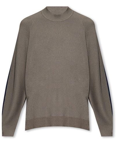 Homme Plissé Issey Miyake Wool Sweater - Gray