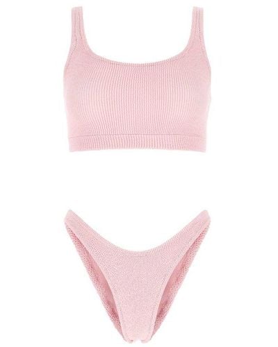 Reina Olga Ginny Boobs Stretch Bikini Set - Pink