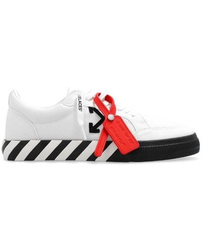 Off-White c/o Virgil Abloh Round Toe Low-top Sneakers - Gray