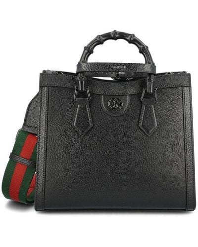 Gucci Diana Small Tote Bag - Black